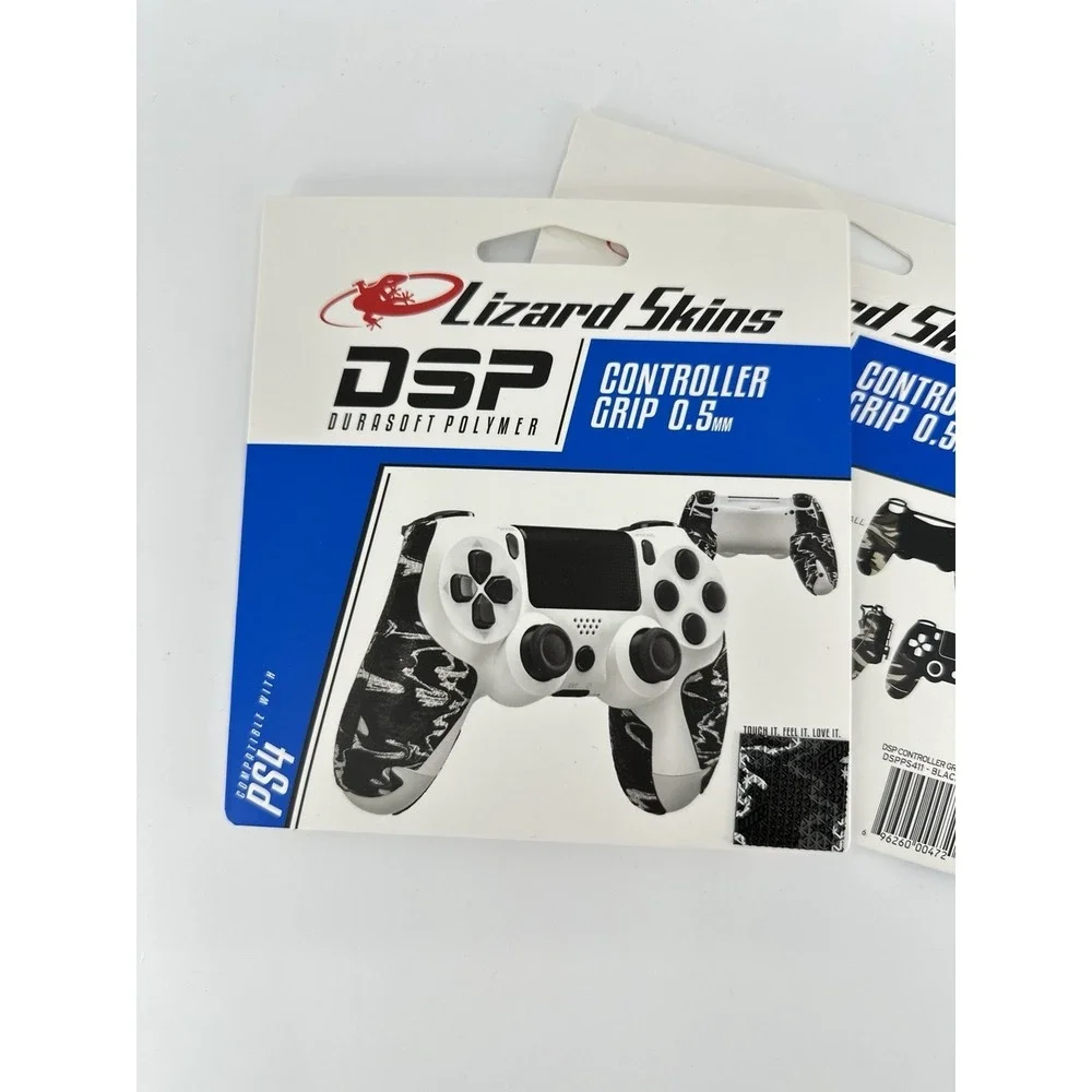 2 Pack‎ Lizard Skins DSP Controller Grip PS4 Black Camo 0.5mm NEW